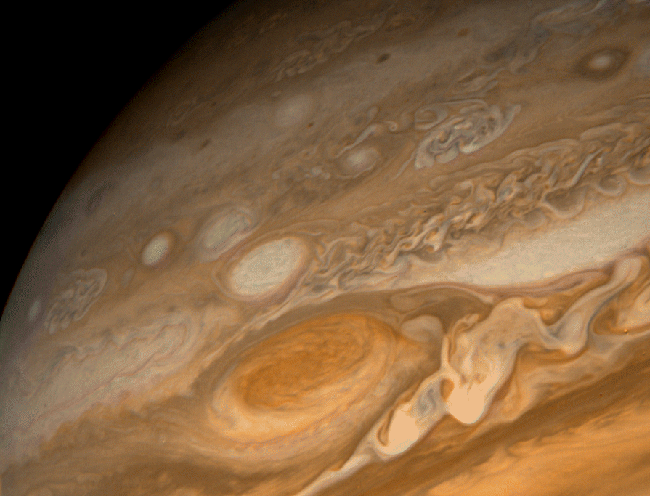 БКП и возмущения в атмосфере Юпитера